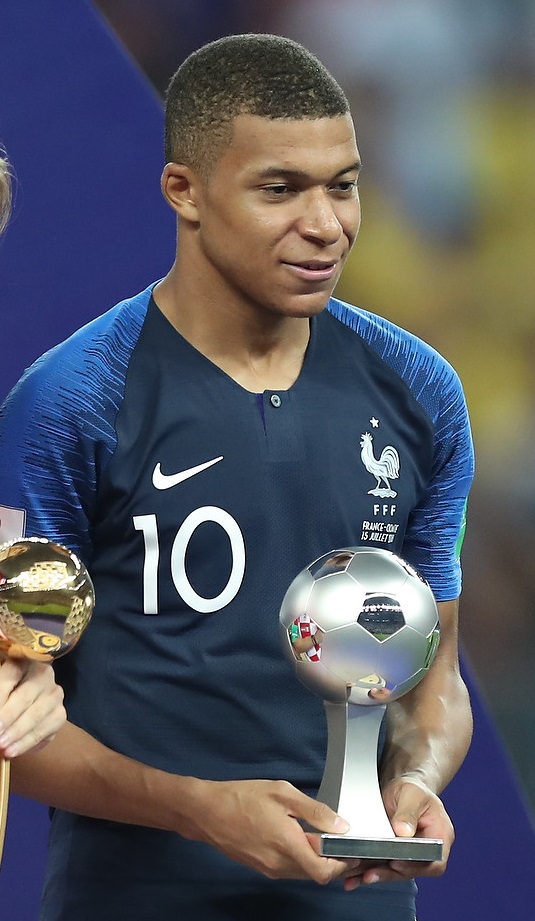 Kylian Mbappe en 2018